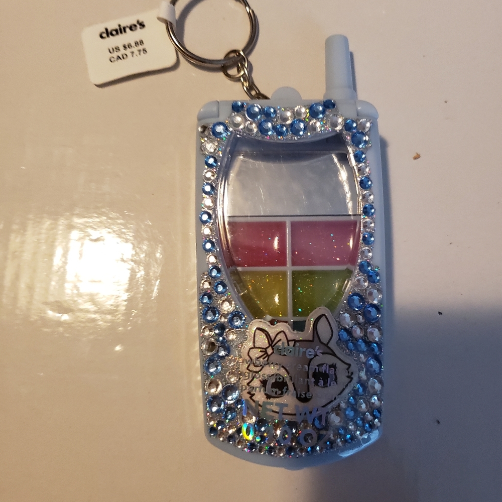 Mix and match 3 for $10 Claire's lipgloss phone Keychain